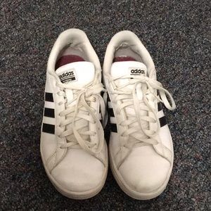 Original black and white adidas shoes